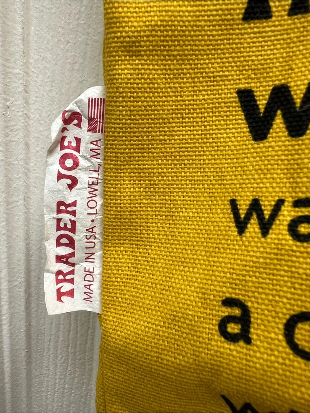 Trader Joe's Breakfast Waffle Toast Milk Jam Canvas Eco Shopping Tote Bag